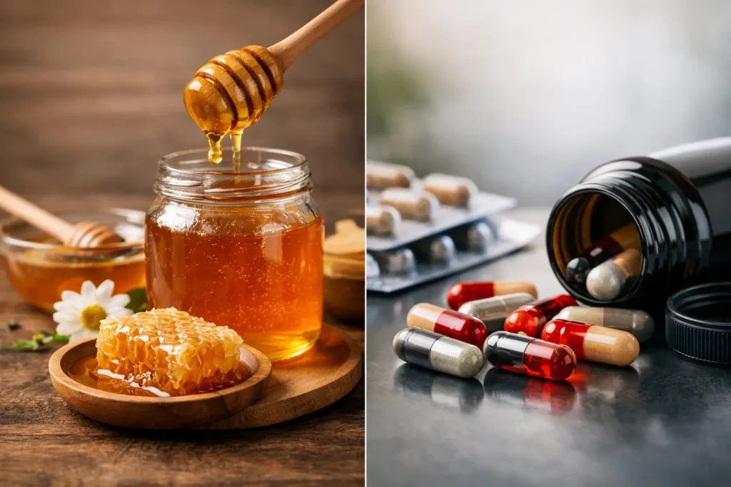 Med za potenciju ili kapsule - šta je praktičnije?